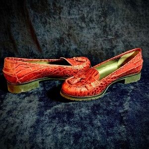 Talbots Maroon Loafers